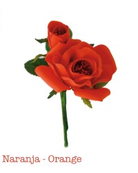 Fiori di Flamenco "Dulce" <b>Colore - Arancione, Taglia - P</b>