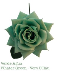 Fiori di Flamenca "Reina" <b>Colore - Verde Acqua, Taglia - G</b>