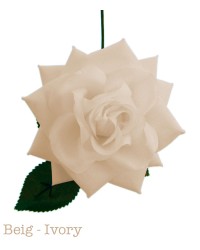 Fiori di Flamenca "Reina" <b>Colore - Beige, Taglia - G</b>