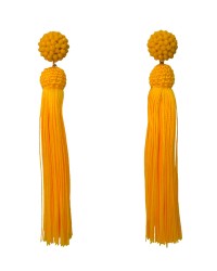 Orecchini Di Flamenca Di Frange <b>Colore - Giallo, Taglia - Unico</b>