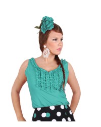 Camicie Di Flamenco per Donna - Goyesca <b>Colore - Verde, Taglia - XS</b>