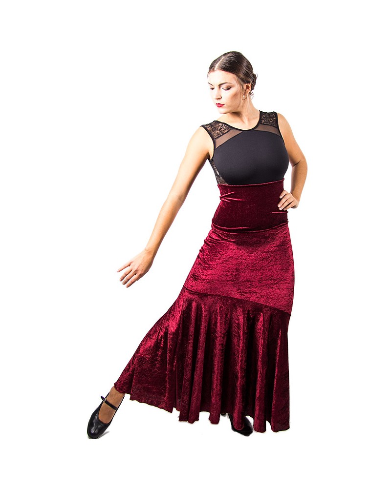 Gonne di ballo flamenco di velluto