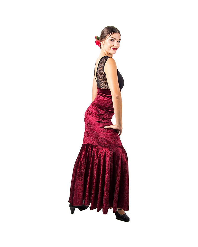 Gonne di ballo flamenco di velluto