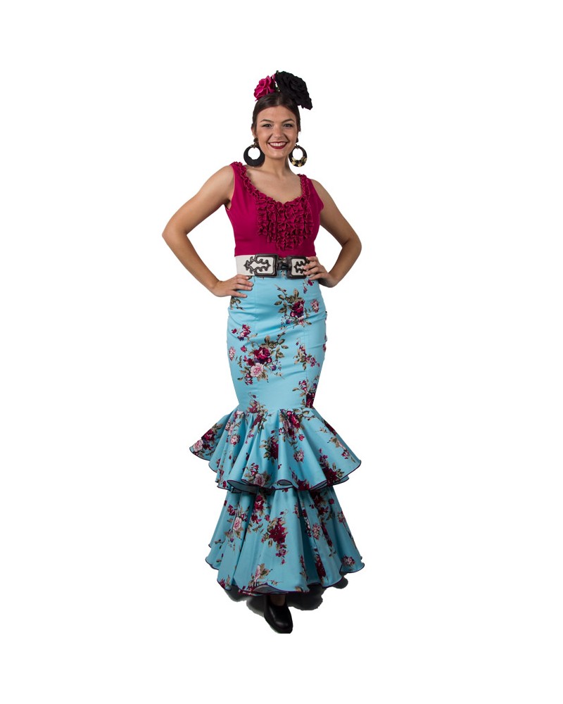 Gonna Spagnolo di Flamenco, Taglia 40 (M)