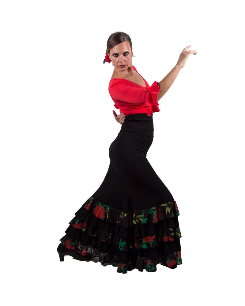 Gonna di Flamenco Vita alta