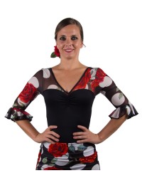 Maillot Per La Danza con tulle stampata <b>Colore - Unico, Taglia - 40</b>