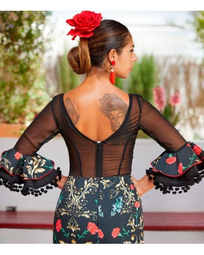 Vestito Spagnolo Di Flamenco