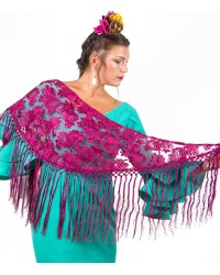 Piccolo Sciarpe Di Flamenco Ricamo <b>Colore - Cardenal, Taglia - G</b>