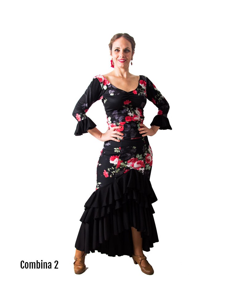 Gonna Di Flamenco - Taconeo motivo floreale