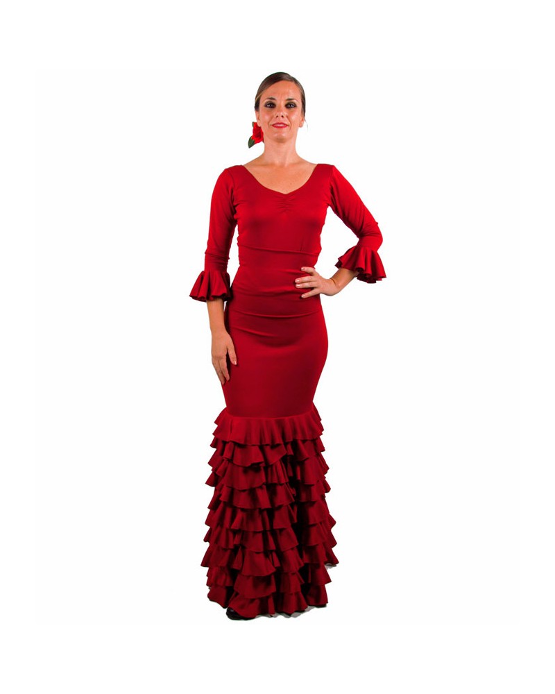 Completi Da Ballo Flamenco Mod. Sol Rosso
