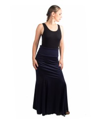 Gonna Di Flamenco - Modello Carmen <b>Colore - Blu navy, Taglia - XS</b>