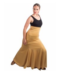 Gonna Di Flamenco - Modello Carmen <b>Colore - Mostaza, Taglia - XS</b>