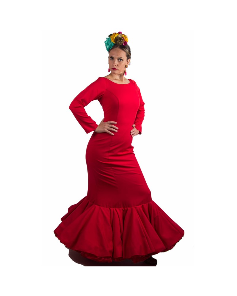 Vestito Di Flamenco Rosso, Taglia 40 (M)