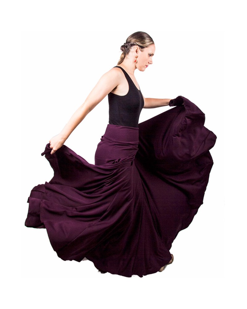 Gonne Flamenca 8 Godet Di Vita Alta
