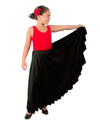 Gonna da Ballo Flamenco da saggio per Bambina