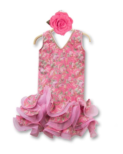 Vestito Di Flamenco Bambina, Taglia 8