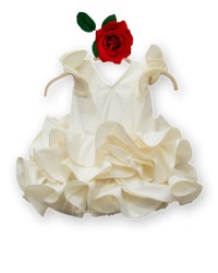 Vestito Flamenco Bambina, Taglia 2 <b>Colore - Foto, Taglia - 2</b>