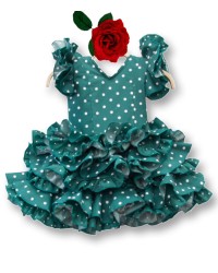 Vestito di Flamenco Bambina, Taglia 3