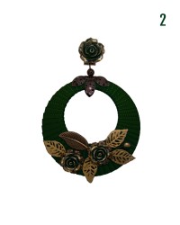Orecchini Di Flamenca a Cerchio Grande <b>Taglia - G</b>