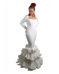 Costume Di Flamenca 2024 <b>Colore - Bianco, Taglia - 36</b>