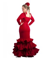 Costume Di Flamenca 2024 <b>Colore - Rosso, Taglia - 36</b>