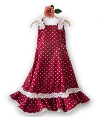 Vestito Di Flamenca Bambina, Taglia 6