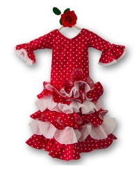 Vestito di Flamenco Bambina, Taglia 4 <b>Colore - Foto, Taglia - 4</b>
