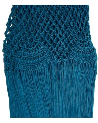 Sciarpe Di Flamenca uncinetto <b>Colore - Acqua Navy, Taglia - G</b>