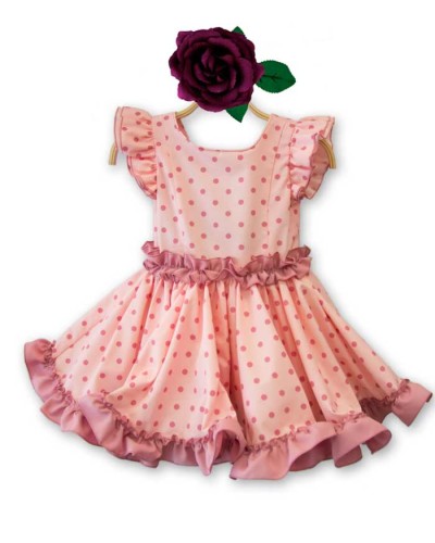 Vestito Di Flamenco Bambina, Taglia 10