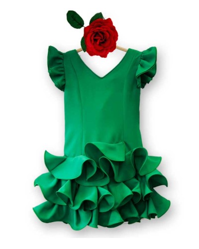 Vestito Di Flamenca Bambina, Taglia 10