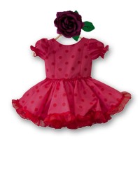 Costumi Spagnolo Di Flamenco Bambina Economici, Taglia 2 <b>Colore - Foto, Taglia - 2</b>