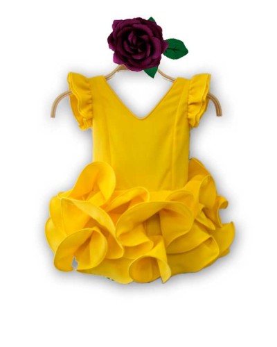 Vestiti Spagnolo Di Flamenco Bambina, Taglia 2