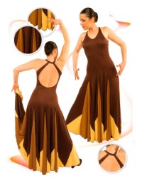 Vestiti Per Ballo Flamenco - Mod E44541 <b>Colore - Foto, Taglia - 46</b>
