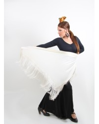 Semplici Sciarpe Di Flamenco <b>Colore - Beige, Taglia - G</b>