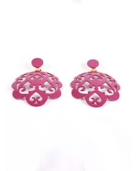 Orecchini Di Flamenco <b>Colore - Fucsia, Taglia - G</b>