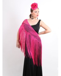 Sciarpe Di Flamenca uncinetto <b>Colore - Fucsia, Taglia - G</b>