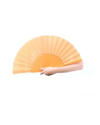 Ventaglio Flamenco Grande Di Legno <b>Colore - Arancione, Taglia - G</b>