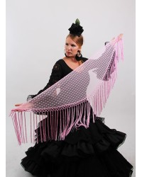 Sciarpe Flamenco Di Plumeti <b>Colore - Rosa, Taglia - G</b>