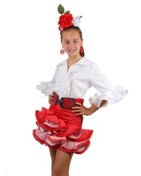 Vestiti Di Flamenco Bambina 2016 Tamara <b>Colore - Foto, Taglia - 8</b>