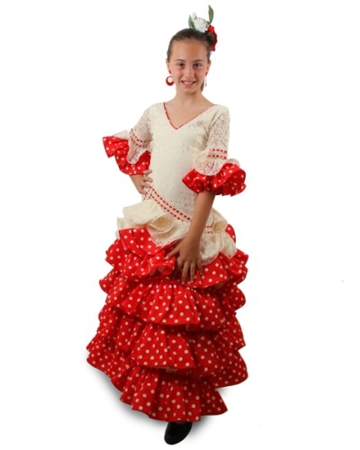 Vestito Spagnolo Di Flamenco Bambina 2016 Jabera