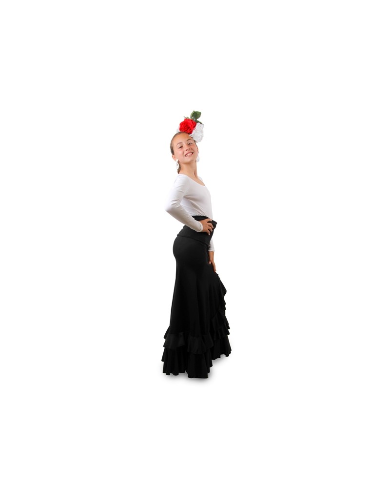 Gonne Flamenca di Ballo "Salon" Per Bambina