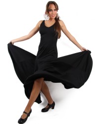 Vestito Da Ballo Flamenco - Mod Bailaora <b>Colore - Nero, Taglia - XS</b>