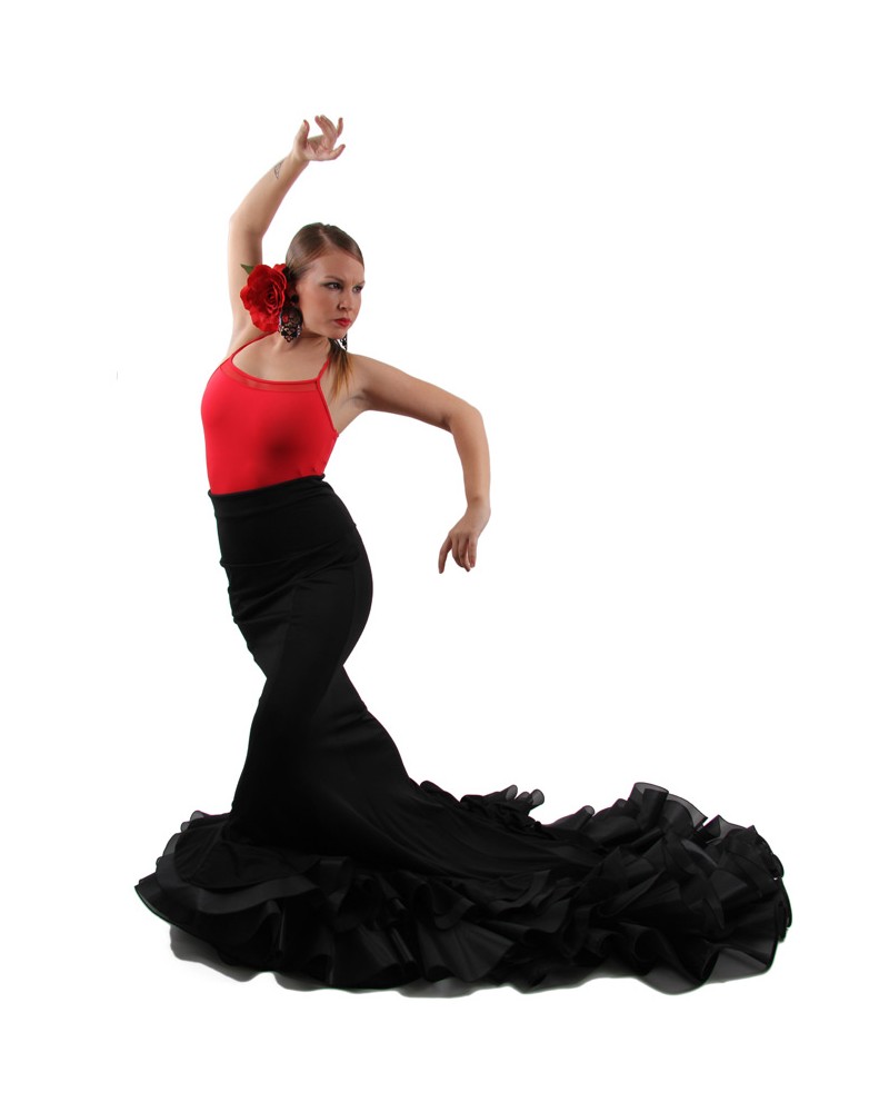 Gonne flamenca Di Coda, Vita Alta