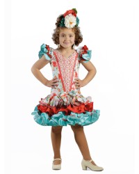 Vestito Spagnolo Di flamenco Bambina 2017, Paola Super <b>Colore - Unico, Taglia - 0</b>