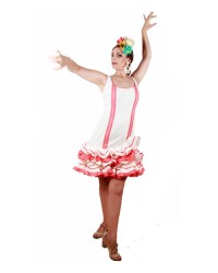 Vestito Corto Di Flamenca, Taglia 44 (L) <b>Colore - Foto, Taglia - 44</b>