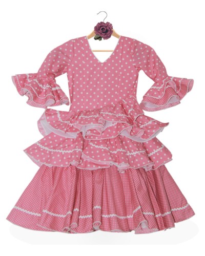 Vestito Di Flamenco Bambina, Taglia 1