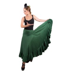 Gonna da Ballo Flamenco MC2 <b>Colore - Verde, Taglia - P (S)</b>