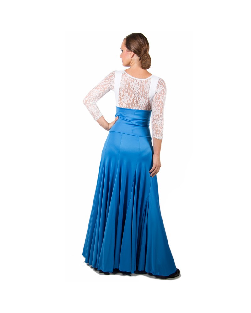 Gonne Flamenca 8 Godet Di Vita Alta