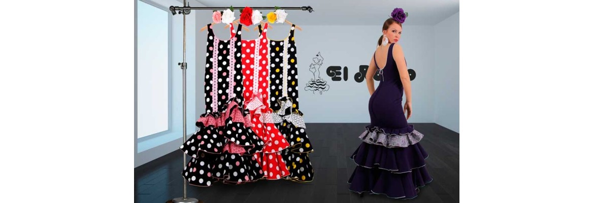 Trajes de flamenca en oferta, especial de El Rocio